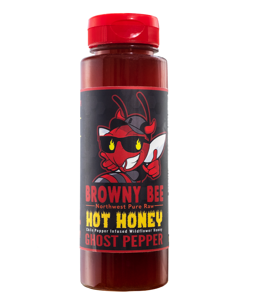 Ghost Pepper Browny Bee Hot Honey 12 oz