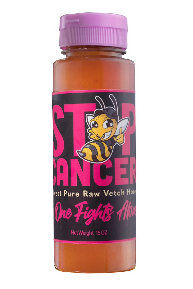 Breast Cancer Awareness Browny Bee Vetch Honey