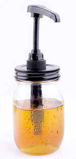 Honey Dispenser Pump Lid for Regular Mouth Mason Jar