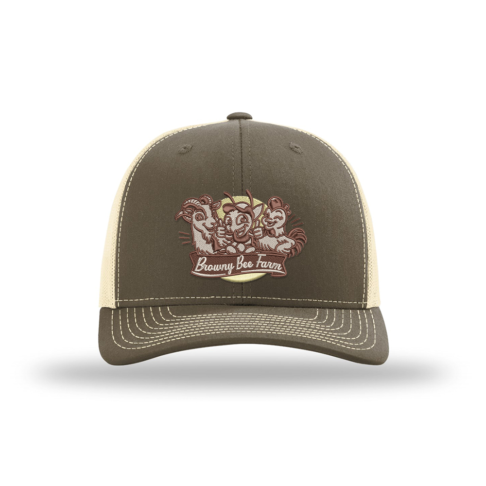 Browny Bee Farm Trucker Hat