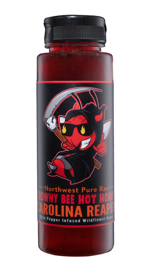 Carolina Reaper Browny Bee Hot Honey 15 oz